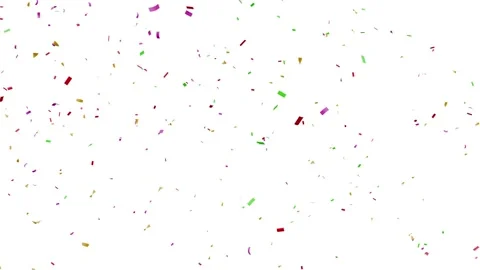 Confetti explosion with transparent background. Celebration Party Burst Effect Stock Footage 316725890