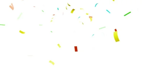 Confetti explosion with transparent background. Celebration Party Burst Effect Stock Footage 316726080