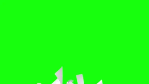 Confetti explosion on vibrant green background for celebrations and promotions Stock Footage 342219998