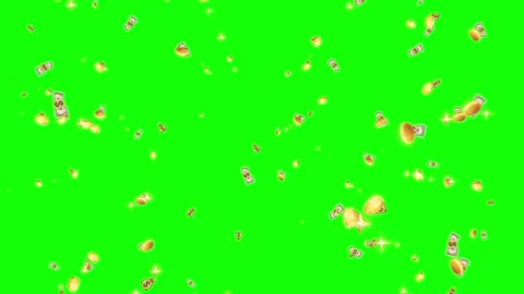 Confetti explosion on vibrant green background for celebrations and promotions 库存影片 342898305