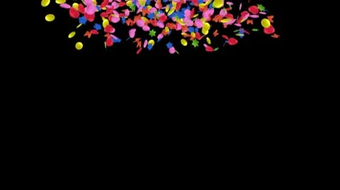 Confetti fall Stock-Footage 10733818