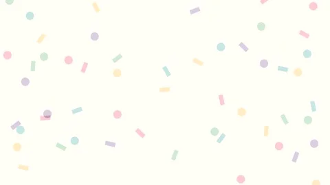 Confetti Falling Background Animation Stock Footage 347627863