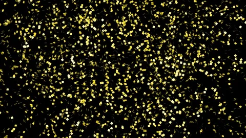 Confetti falling on the black background Stock Footage 118187554