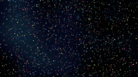 Confetti falling down colorful animated mograph Stock-Footage 139147197