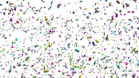Confetti Falling Video stock 158785369