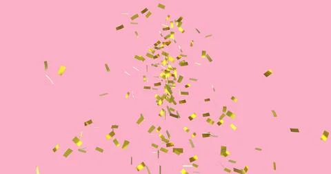 Confetti falling 스톡 일러스트