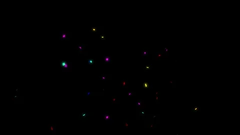 Confetti falling motion graphic design Stock Footage 128921583