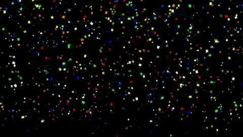 Confetti Falling Motion Graphics - Small pieces Video stock 83099643