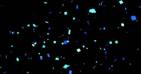 Confetti falling party popper explosion motion graphic. Ideal for graduatio.. 스톡 일러스트