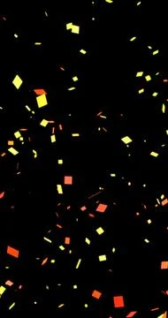 Confetti falling party popper explosion motion graphic. Ideal for graduatio.. 스톡 일러스트
