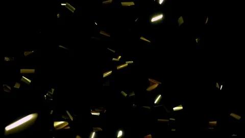 Confetti falling slow. Stock Footage 80762857