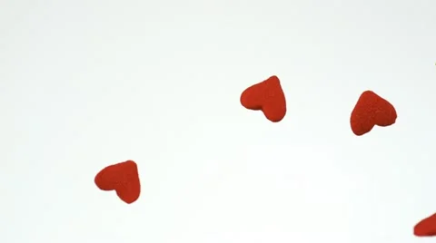 Confetti falling, Slow Motion Stock Footage 11142736