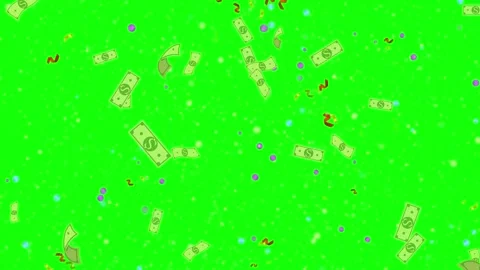 Confetti falling at vibrant celebration event. Colorful paper pieces raining Video stock 340942095