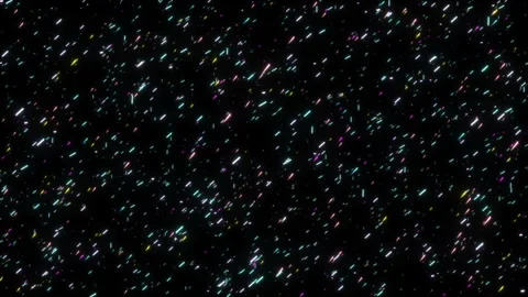 Confetti fly up.Depth of field.Bubbles rising up. Boiling water, closeup Stock Footage 98608928