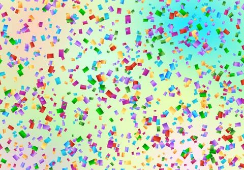 Confetti flying backdrop Stock Illustration