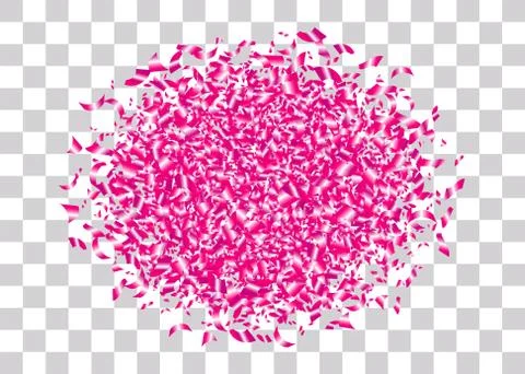 Confetti foil transparent background Stock Illustration