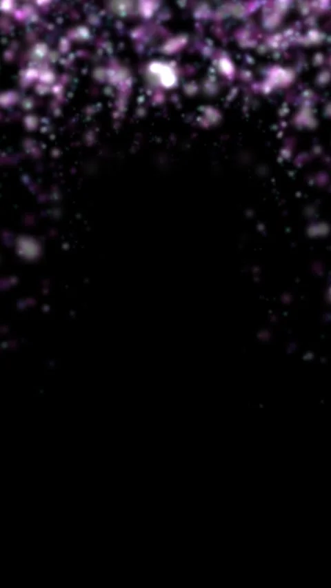 Confetti glitter rain pearl frame vertical 30s 스톡 동영상 345169287
