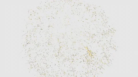 Confetti Glow Explosion Stock Footage 161152848