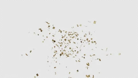 Confetti Glow Explosion Stock Footage 288960599