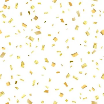 Confetti gold srlash Stock Illustration