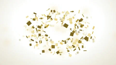 Confetti Gold Vortex Animation Celebratory Motion Graphics Festive Background Stock Footage 345942063