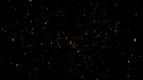 Confetti golden square particles abstract background. Stock Footage 246478772