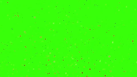 Confetti green screen. Confetti background transparent footage Video stock 251995587
