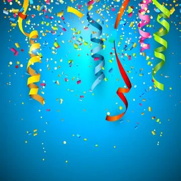 Confetti Stock Illustration