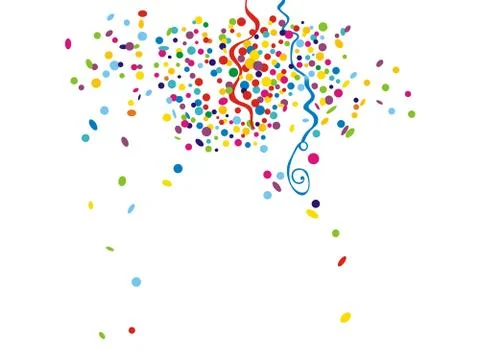 Confetti Stock Illustration