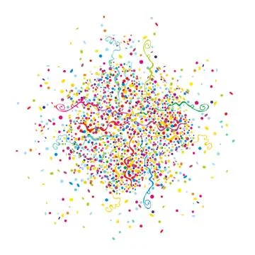 Confetti Illustrazione stock