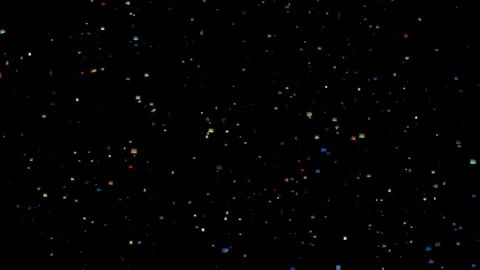 Confetti For The Independence Day Stock Footage 243439297