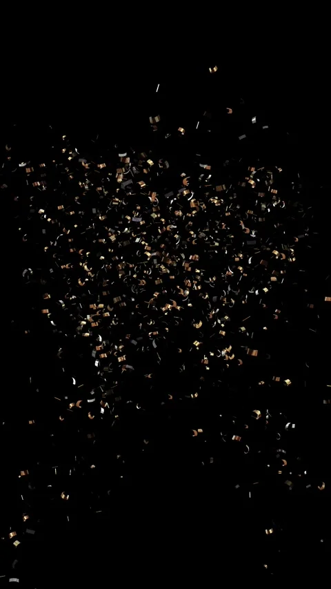 Confetti Isolated background. Confetti Explosion twinkling magic line twinkle Stock Footage 333952957