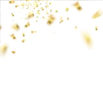 Confetti isolated. Stock Illustration