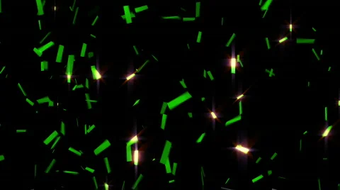 Confetti Loop Light Green Stock-Footage 798013