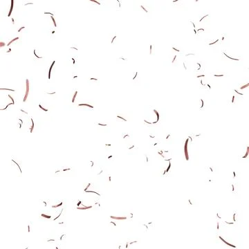 Confetti no background 3d illustration Stock Illustration
