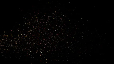 Confetti Particles Abstract background with shining bokeh, Stock Footage 94699102
