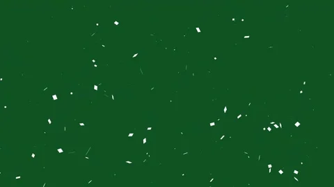 Confetti particles animation, green screen, Falling Confetti | Party Overlay Stock Footage 322103868