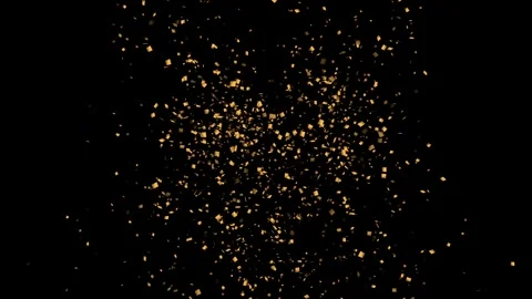 Confetti party explosion effect Glitter double of festive particles background Stock Footage 295948572