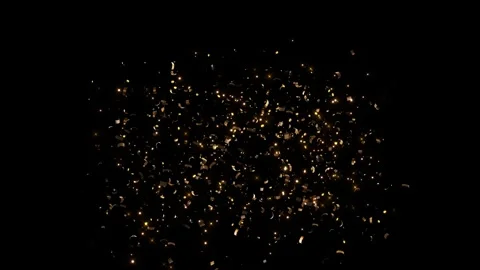 Confetti party explosion effect Glitter 3D 4K of festive particles background Stock Footage 333951665