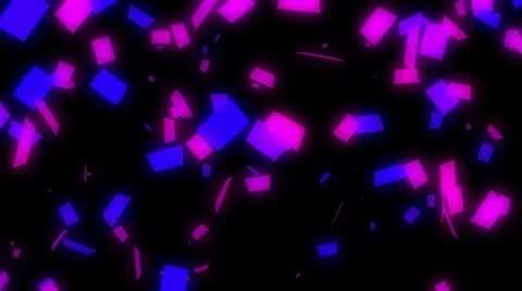 Confetti Pink Loop Stock-Footage 8968240