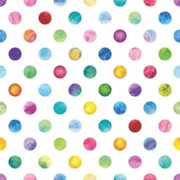 Confetti Polka Dot Pattern Stock Illustration