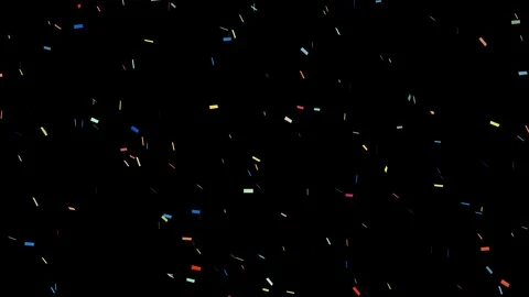 Confetti Rain Loop Stock Footage 106783851