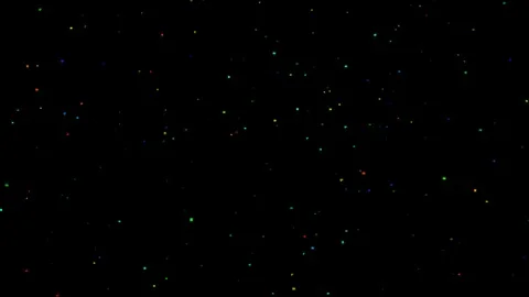 Confetti salute exploding in air on isolated black background. Visual effect  Stock Footage 126719083