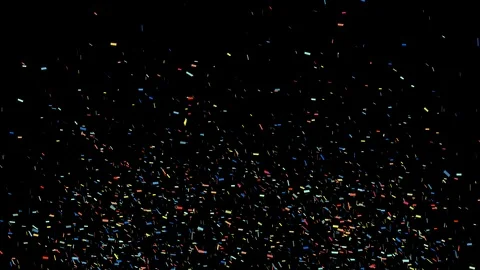 Confetti (Small Explosion) Stock Footage 106783629