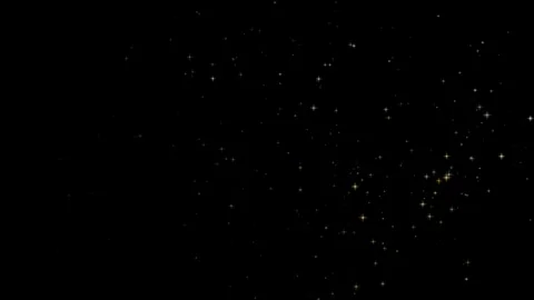 Confetti Star Particles Abstract background with shining bokeh, Stock Footage 94699250