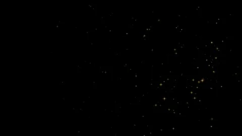 Confetti Star Particles Abstract background with shining bokeh, Stock Footage 94699275