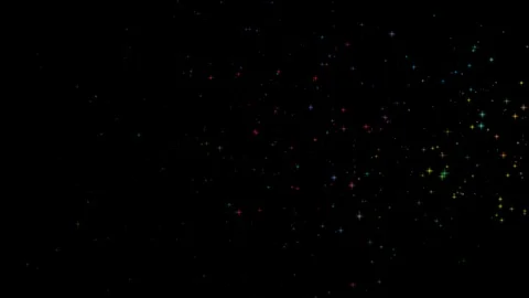 Confetti Star Particles Abstract background with shining bokeh, 스톡 동영상 94699377