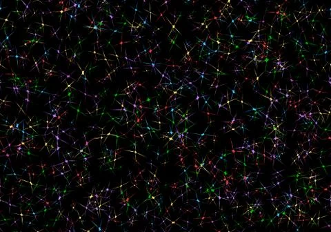 Confetti stars background Stock Illustration