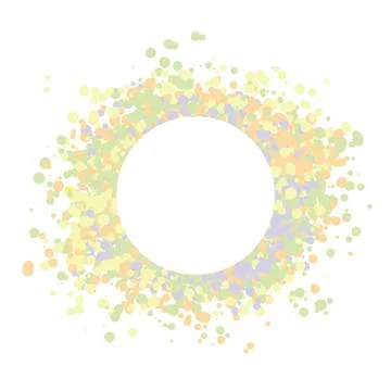 Confetti template design Easter baby retro vintage Illustrazione stock