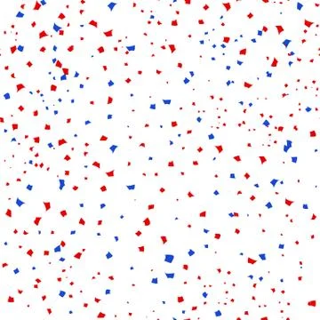 Confetti texture, paper scatter explosion pattern seamless celebration party Stock Illustration